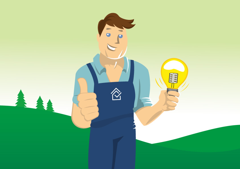 Energieeffizienz - Illustration