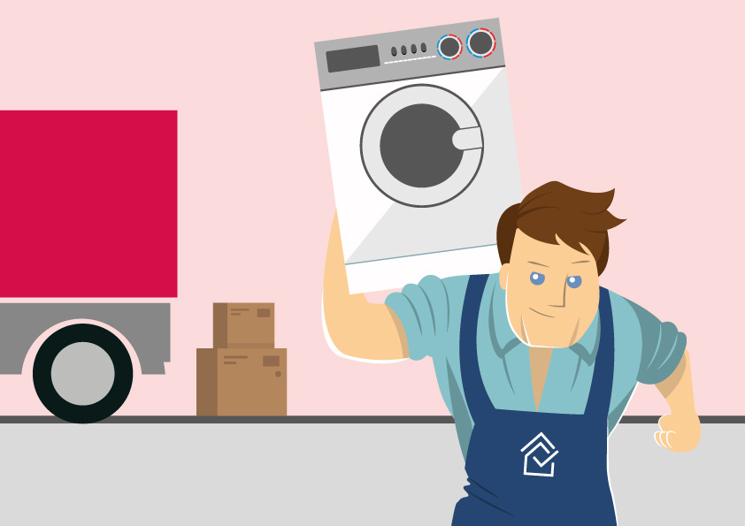 LIeferung von Haushaltsgeräten